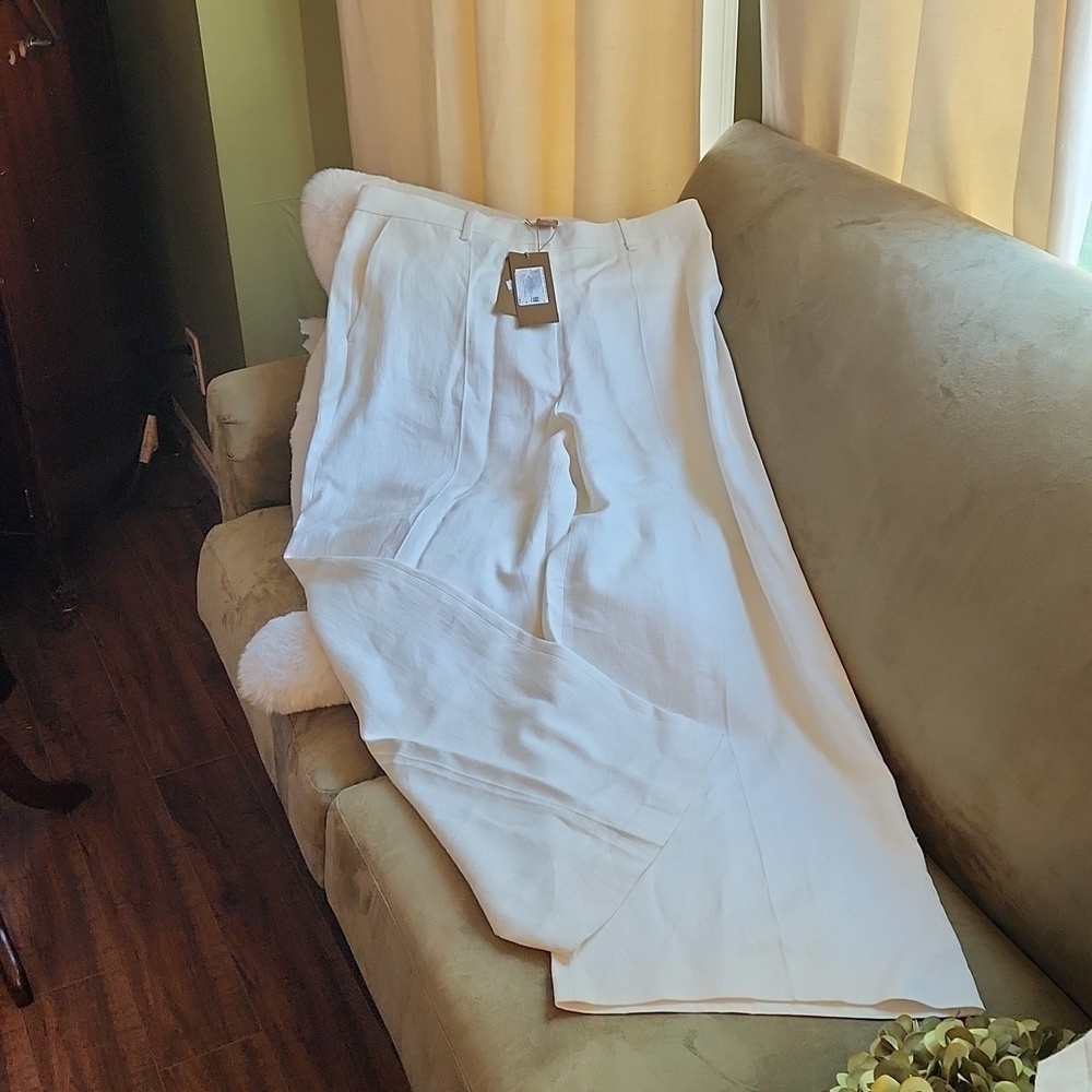 NWT Off White BOSS Wide Leg Pants-Size 14​​​​​​​​